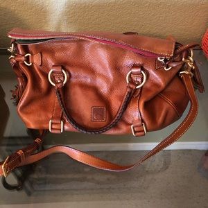 Dooney & Bourke Pebble Leather Camel Purse